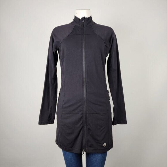 Bench Black Long Running Jacket Size XL - Picture 1 of 6